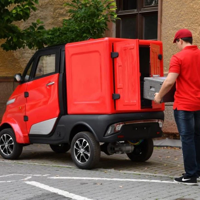 EEC Auto Trailer Truck, Electric Mini Truck With Closed Cabin EEC Auto Trailer Truck, Electric Mini Truck With Closed Cabin